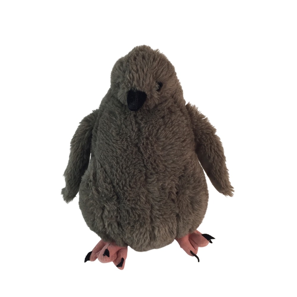 Disney‎ Store Disneynature Penguin Chick Plush 10" Gray Stuffed Animal Toy